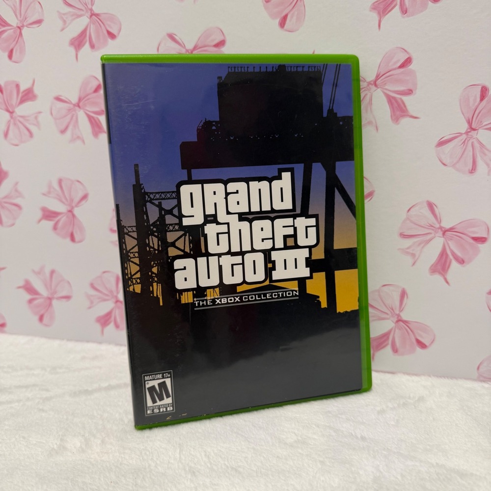 Grand Theft Auto III The Xbox Collection Xbox Original Video‎ Game Disc Case